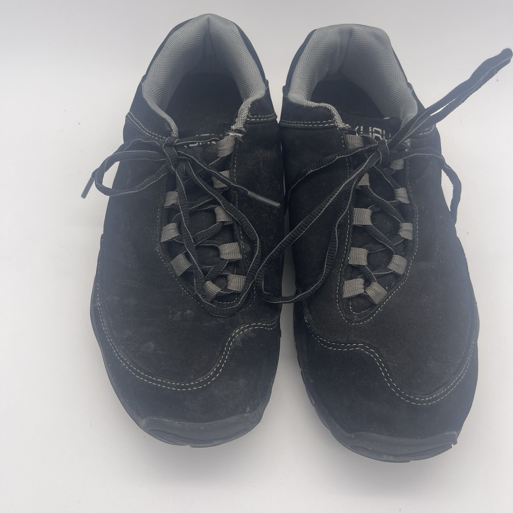 Kuru Chicane Mens Size‎ 11.5 Black Hiking Athletic Running Suede Shoes Sneakers